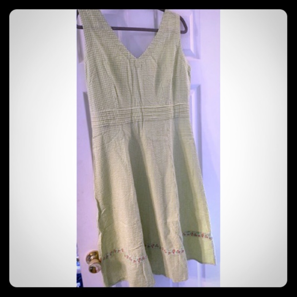 April Cornell sleeveless summer dress Large